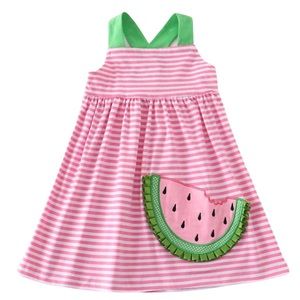Watermelon Stripe Dress